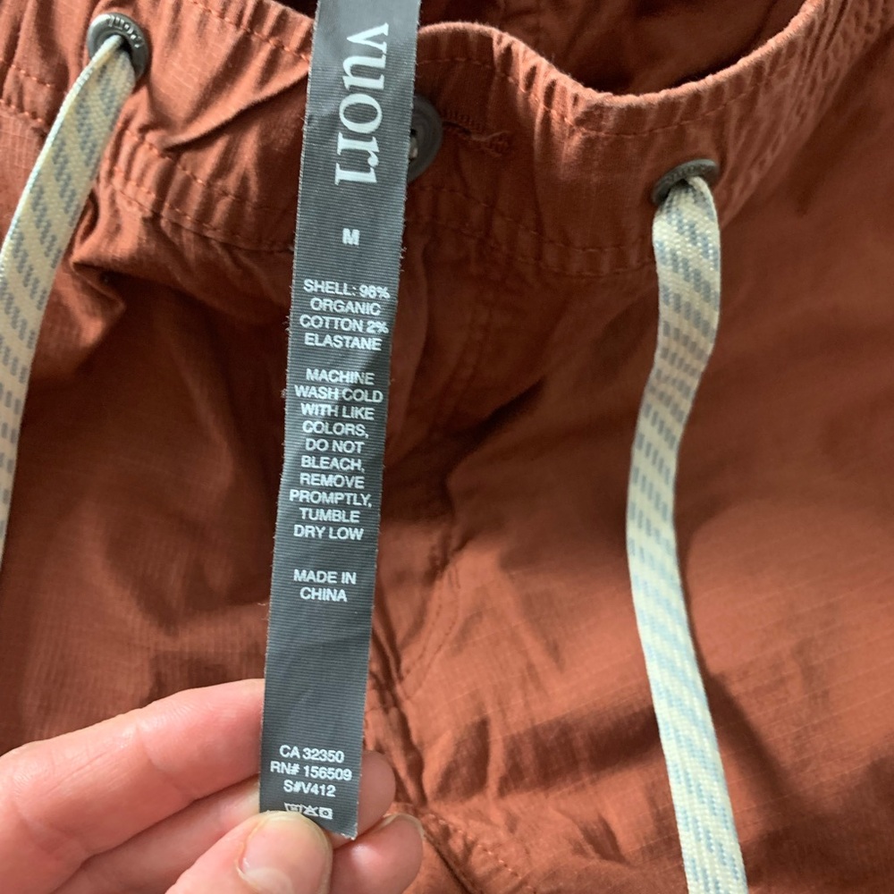 Vuori Rust Orange Drawstring Jogger - image 7